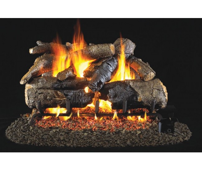 Real Fyre Charred American Oak ANSI Gas Log Set
