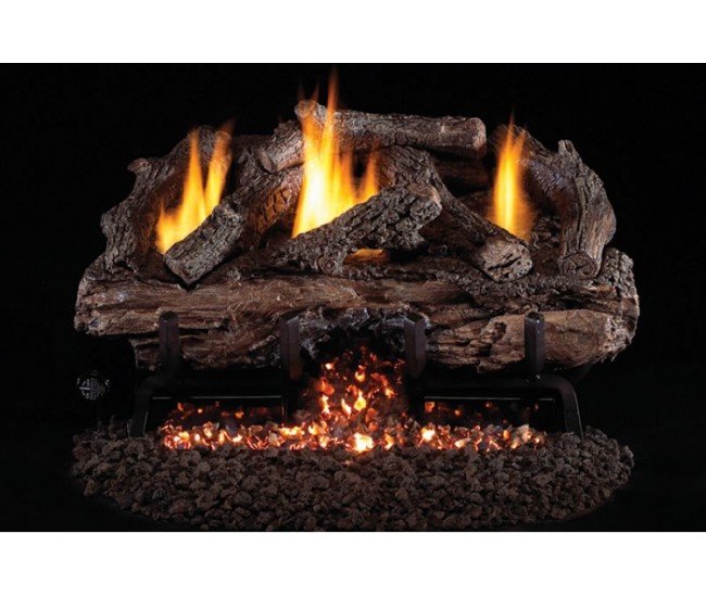 Real Fyre Charred Aged Split ANSI Gas Log Set