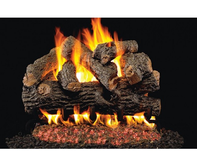 Real Fyre Royal English Oak Designer Listed Gas Log Set