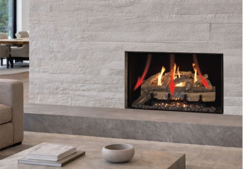 an image showing a vent-free gas log set