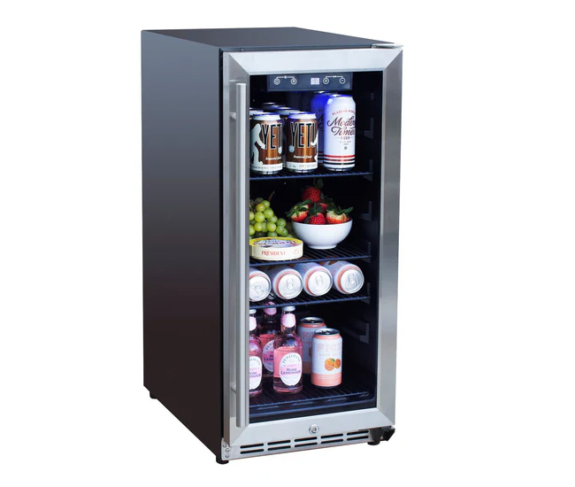 AMD Direct 15 Inches Outdoor Refrigerator (Glass Door)