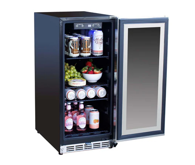 AMD Direct 15 Inches Outdoor Refrigerator (Glass Door)