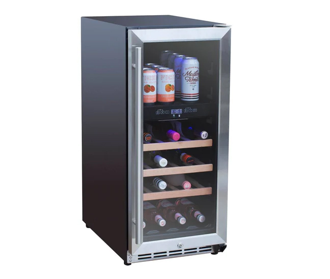 AMD Direct 15 Inches Dual Zone Wine Cooler