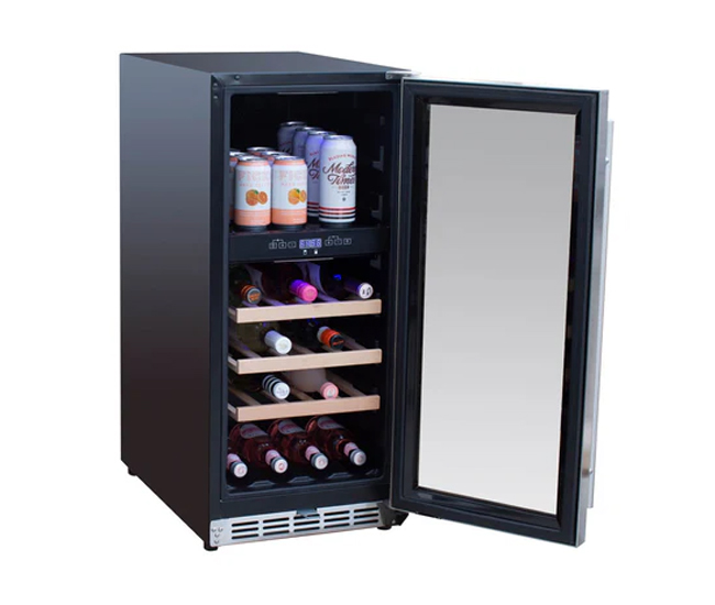 AMD Direct 15 Inches Dual Zone Wine Cooler
