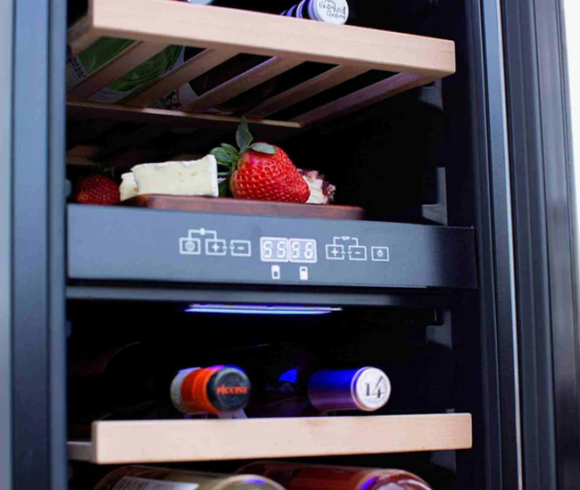 AMD Direct 15 Inches Dual Zone Wine Cooler