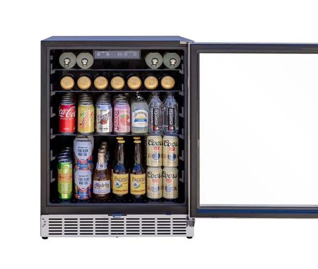 AMD Direct 24 Inches Outdoor Refrigerator with Glass Door