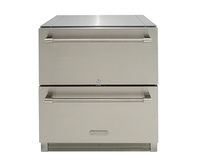 Alfresco PolarCore 28-Inch Two Drawer Outdoor Refrigerator