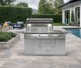 Alfresco 56-inch ALXE Portable Luxury Gas Grill with Rotisserie and Side Burner | 3 Burner