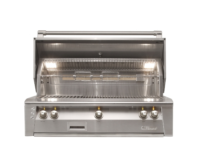 Alfresco 42-Inch ALXE Luxury Built-In Gas Grill with Rotisserie | 3 Burner