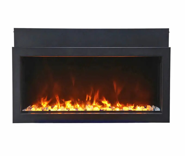 Amantii Panorama 30-Inch Extra Slim Smart Electric Fireplace