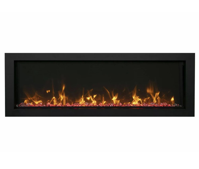 Amantii Panorama 40-Inch Extra Slim Smart Electric Fireplace