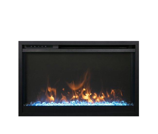 Amantii TRD 26-Inch Extra-Slim Smart Electric Fireplace