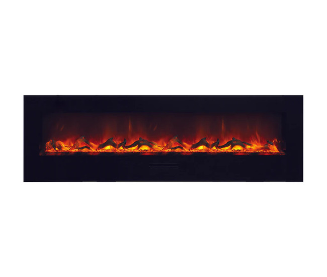 Amantii WM-FM 88-Inch Black Surround Electric Fireplace