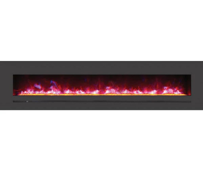 Amantii WM-FM / WM-FML 88-Inch Steel Surround Electric Fireplace