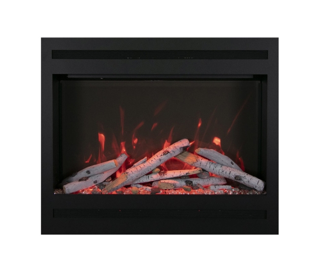 Amantii ZECL 31-Inch Steel Surround Electric Fireplace