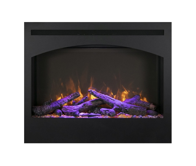 Amantii ZECL 31-Inch Steel Surround Electric Fireplace