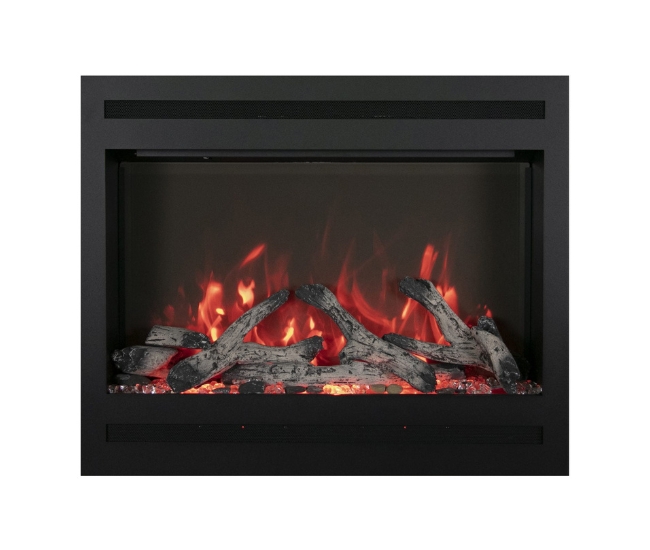 Amantii ZECL 31-Inch Steel Surround Electric Fireplace