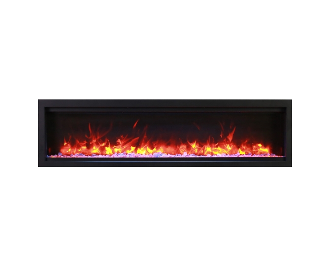Amantii Symmetry 100-Inch Lumina Electric Fireplace