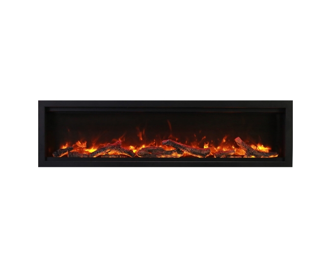 Amantii Symmetry 74-Inch Bespoke Electric Fireplace