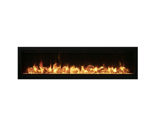 Amantii Symmetry 74-Inch Lumina Electric Fireplace