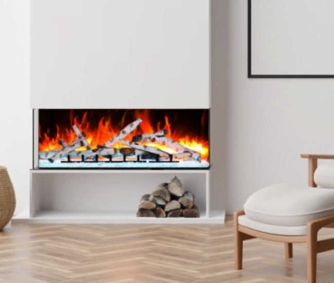Amantii Tru-View 45-Inch Bespoke Electric Fireplace