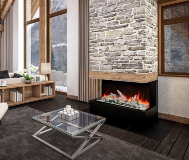 Amantii Tru-View 45-Inch Bespoke Electric Fireplace