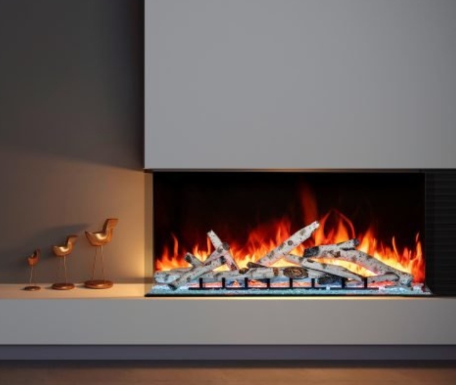 Amantii Tru-View 55-Inch Bespoke Electric Fireplace