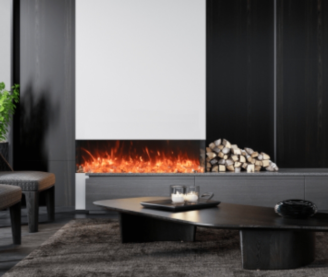 Amantii Tru-View 65-Inch Bespoke Electric Fireplace