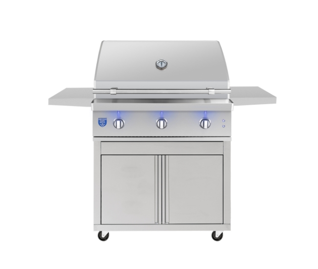 American Made Grills 36-inch Atlas Portable  Grill | 3-Burner (ATSFS36-NG)