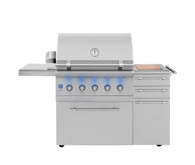 American Made Grills 36-inch Portable Encore Hybrid Grill | 5-Burner (ENCFS36)