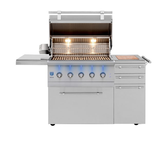 American Made Grills 36-inch Portable Encore Hybrid Grill | 5-Burner