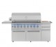 American Made Grills 54-inch Portable Encore Hybrid Grill | 8-Burner (ENCFS54)