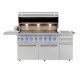 American Made Grills 54-inch Portable Encore Hybrid Grill | 8-Burner (ENCFS54)
