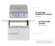 American Made Grills 36-inch Portable Estate Grill | 3-Burner (ESTFS36)