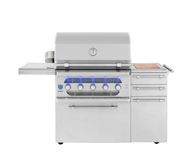 American Made Grills 36-inch Portable Muscle Hybrid Grill | 5-Burner (MUSFS36)