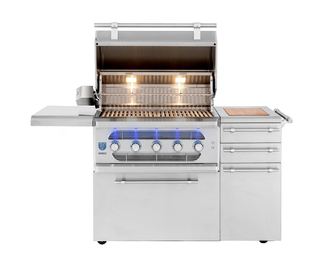 American Made Grills 36-inch Portable Muscle Hybrid Grill | 5-Burner (MUSFS36)