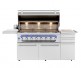 American Made Grills 54-inch Portable Muscle Hybrid Grill | 8-Burner