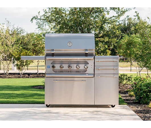 American Made Grills 36-inch Portable Muscle Hybrid Grill | 4-Burner