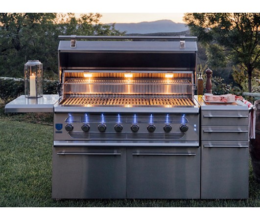 American Made Grills 54-inch Muscle Built-In Grill | 7-Burner