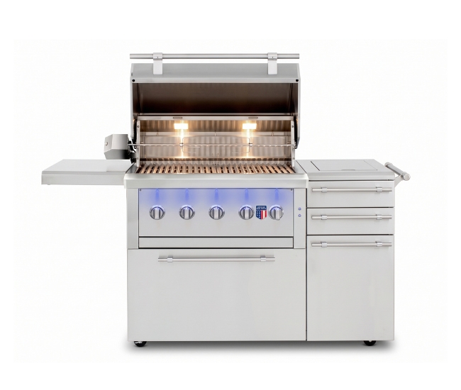 American Made Grills 36-inch Portable Ovation Hybrid Grill | 5-Burner (OVAFS36)