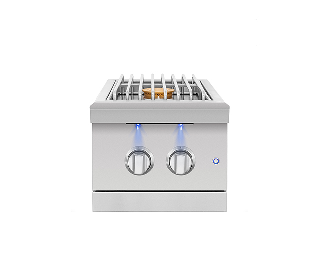 American Made Grills Encore Double Side Burner