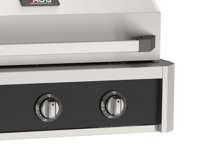 American Outdoor Grills by Fire Magic 24-Inch T Series Accent Color Panel - Black