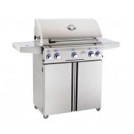 American Outdoor Grill By Fire Magic 30-inch L Series Portable Grill with Rotisserie and Single Side Burner | 3-Burner