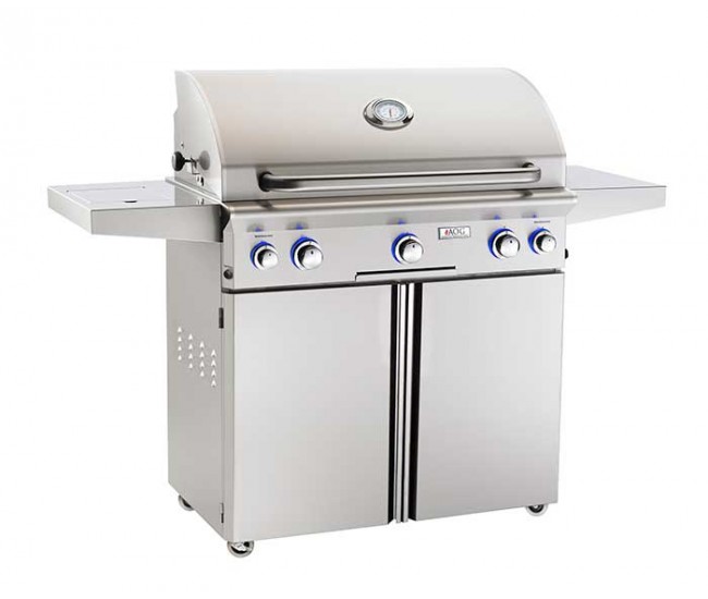 American Outdoor Grill By Fire Magic 36-inch L Series Portable Grill with Rotisserie and Single Side Burner | 3-Burner