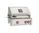 American Outdoor Grills by Fire Magic 24-Inch L Series Built-In Grill with Rotisserie Backburner | 2-Burner