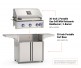 American Outdoor Grills by Fire Magic 30-Inch L Series Portable Gas Grill with Rotisserie Backburner | 3-Burner