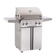 American Outdoor Grills by Fire Magic 24-inch T Series Portable Grill with Rotisserie Backburner and Side Burner | 2-Burner