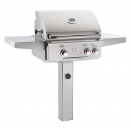 American Outdoor Grills by Fire Magic 24-inch T Series In-Ground Grill with Rotisserie Backburner | 2-Burner