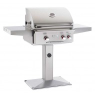 American Outdoor Grills by Fire Magic 24-inch T Series Patio-Post Grill with Rotisserie Backburner | 2-Burner