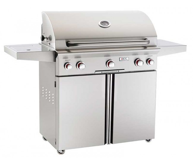 American Outdoor Grills by Fire Magic 36-inch T Series Portable Grill with Rotisserie Backburner and Side Burner | 3-Burner